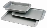 Farberware 3-Piece Carbon-Steel Nonstick Bakeware Set