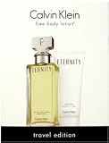 Eternity by Calvin Klein for Women 2 Piece Set Includes: 3.4 oz Eau de Parfum Spray + 3.4 oz Body Lotion
