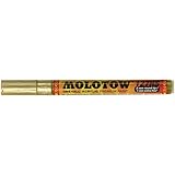 MOLOTOW One4all Acrylic Paint Markers 2 mm, Metallic Gold 228 (127.306)