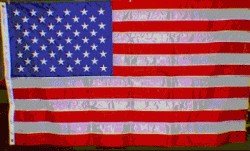 American Flag - 4 x 6  Foot - Embroidered