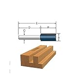 Buy 85230M Bosch Power Tools 5 8 Straight Bit 1 4Shank 2 Flt. C.T. by Bosch