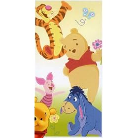 New WINNIE the POOH Tigger Eeyore Bath or BEACH TOWEL
