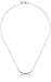 gorjana Taner Taner Bar Mini Brass Necklace