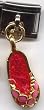 Gold/Pink Flip Flop Dangle Italian Charm