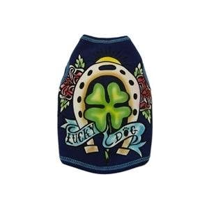 tattoo horseshoe lucky dog st. patricks day dog shirts
