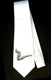 Party Decoration Necktie with gray, swimming, electric, fish, eel