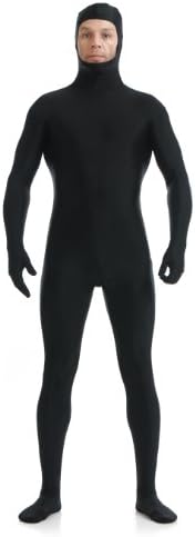 JustinZentai Face open Solid Color Second Skin Lycra Spandex Zentai Full Body Suit