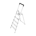 Hailo L40 150 kg Capacity Aluminium Stepladder (5 Steps)