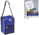 ラフィネ クーラーバッグ7．5L（ブルー）メッシュポケット付 M1834の画像