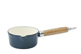 World Cuisine Blue Enamel Cast-Iron Milk Pan [World Cuisine]