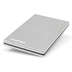 Toshiba StorE Steel PA4152E-1HE0  500 GB externe Festplatte (6,4 cm (2,5 Zoll), USB 2.0) Edelstahl - silber