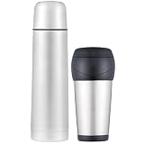 Thermos Stainless Steel Bottle and Mug Combo