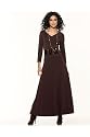 Newport News V-neck fit-and-flare dress
