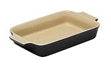 Le Creuset Stoneware Rectangular Dish 26 cm, Satin Black