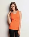 Bella Ladies 5.8 oz., 2x1 Rib Tank - WHITE - S