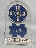 Notre Dame Fighting Irish &acute; ND &acute; Desk Clock - B00097I70O