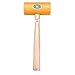 Plastic Mallets - 2-3/4" face diam 5" headlength 24 oz. plas