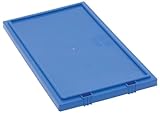 IMAGE OF Quantum 3-Pack LID241BL Lid for SNT240 Stack and Nest Tote, Blue