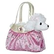 Aurora 8" SHIMMERY PINK Fancy Pal Pet Carrier POODLE