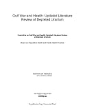 Gulf War and Health: Updated Literature Review of Depleted Uranium