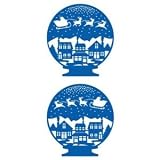 12 PACK LASERCUT GNTSTIX XMAS SNOWGLOBE Papercraft, Scrapbooking (Source Book)
