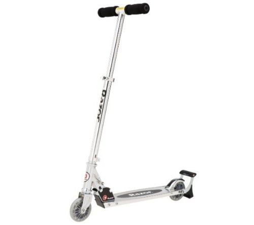 Produkt-Bild: RAZOR Spark Scooter Clear ABEC 5, 125 mm PU R&auml;der- Farbe Silber / Schwarz