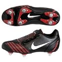 Nike Total90 Shoot II Soft Gound Football Boots - Black/White/Comet Red - Kids