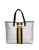 GUCCI - PRINT CANVAS LARGE TOTE BAG -- 257245 - with Yellow stripe