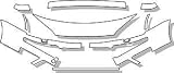 3M Lackschutz Folie Frontschutzset transparent (Ford Mondeo Turnier 2005)