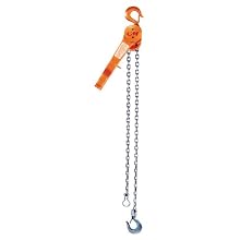 CM 7341P Aluminum Short Handle Puller Lever Hoist, 16-3/4" Lever, 3000 lbs Capacity, 20' Lift Height, 1-1/8" Opening