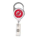 New Jersey Devils Retractable Badge Holder Keychain
