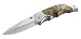Herbertz Einhandmesser, AISI 420, Wurzelholz-Schalen, Edelstahlbacken, Clip