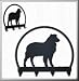 Australian Shepherd 4 Hook Holder