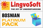 LingvoSoft Bosnian Platinum dictionaries software pack