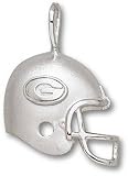 Georgia Bulldogs Solid Sterling Silver ''G'' Helmet Pendant