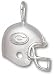 Georgia Bulldogs Solid Sterling Silver ''G'' Helmet Pendant