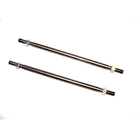 (2) STAINLESS STEEL TIE RODS HONDA TRX450R 450R 04-08