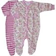 Under the Nile Organic Footie, Butterfly Flower, 6 Months