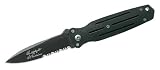 Mini Covert, Nylon Handle, Black Teflon Blade, ComboEdge (7177) Category: Utility Knives