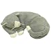 Warm Whiskers Cat Eye Pillow, Blue/White