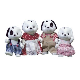Calico Critters Dalmation Dog Family