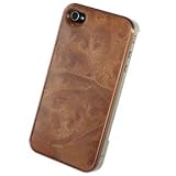 REAL WOODEN CASE COVER 「WoodGrain-木目-」-バール- for iPhone4/iPhone4S