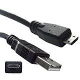 USB Type A Male / Micro B Male Cable, 2.0 Version, Black, 6 ft