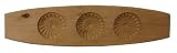 Kitchen & Housewares : Authentic Chinese wooden Mooncake mold - three flowers design