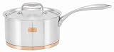 Review Beka 19066194 / Marco Pierre White Stainless Steel with Copper Base 18cm Vegetable Pan + Lid