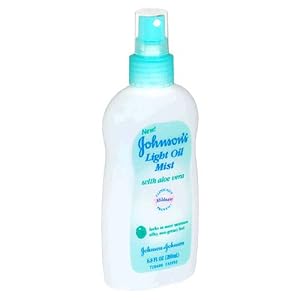 Johnson's Light Oil Mist with Aloe Vera 6.8 fl oz (200 ml)