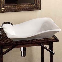 Porcher Zen Basin Sink 15050WH White