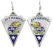 Kansas Jayhawks Dangle Earrings - NCAA College Athletics Fan Shop Sports Team Merchandise