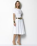 Lauren Ralph Lauren - Lauren by Ralph Lauren Embellished Logo Tee & Full Linen Skirt