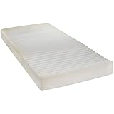 Drive Medical Therapeutic 5 Zone Support Mattress, White, 35" x 80" x 5. 5"